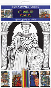 A4 Colour-in Posters - Anglo-Saxon & Norman